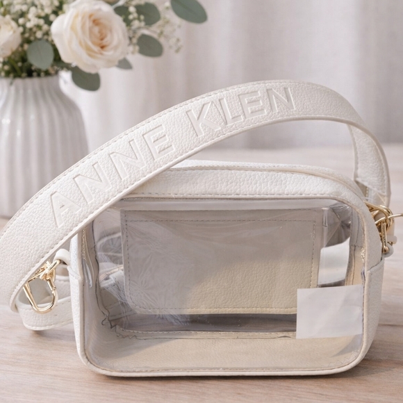 Anne Klein White Crossbody Bag - Picture 2 of 6